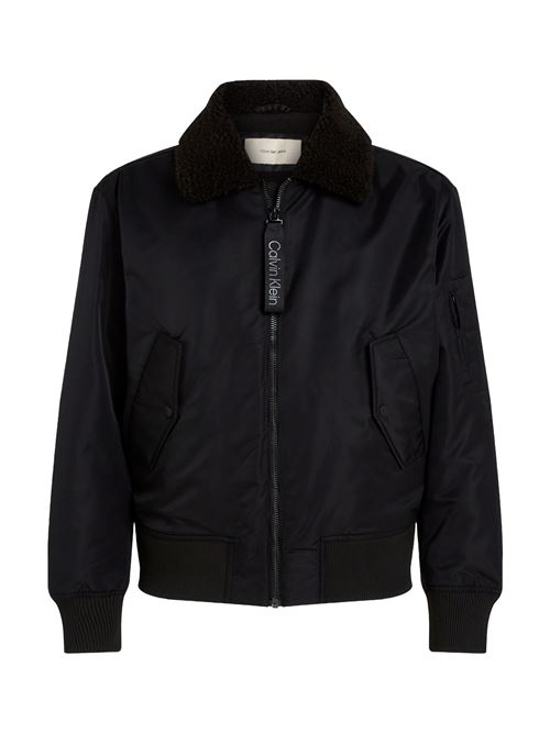 CALVIN KLEIN Nylon Aviator Jacket CALVIN KLEIN | J30J326108BEH